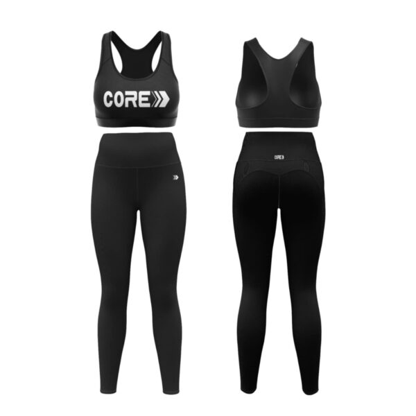 CORE Women’s Dri-Fit Classic Sports Bra Workout Set - Image 4