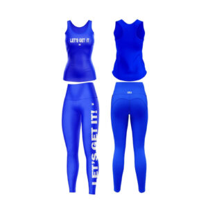 CORE Women’s Let’s Get It Tank Top Dri-Fit Fitness Workout Set