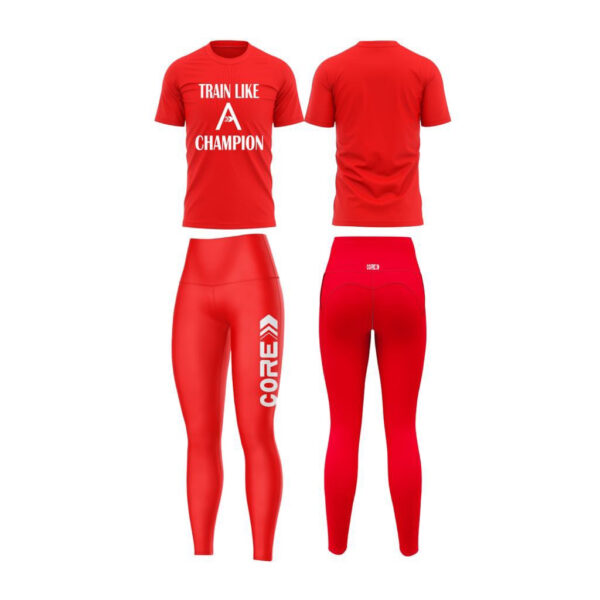 CORE Women’s Train Like A Champion Dri-Fit Fitness Set - Image 3