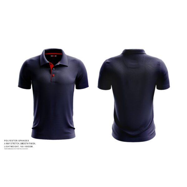 CORE Men's Dress Polo Collar Shirt - Image 5