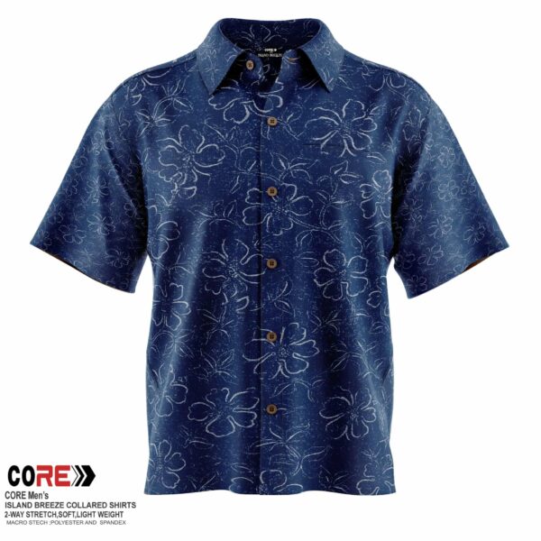 CORE Men’s Island Breeze Collared Shirt