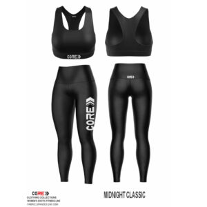 CORE Women's Exotic Midnight Classic Fitness Set