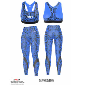 CORE Women's Exotic Sapphire Venom Fitness Set