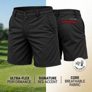 CORE Men's REDLINE 7-inch Inseam Golf Shorts